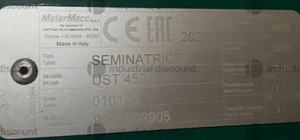 1#9981 Seminatrice Matermacc UST 450