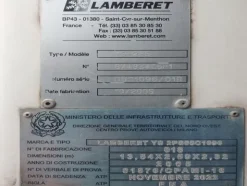 2#8485 Semirimorchio refrigerato Lamberet