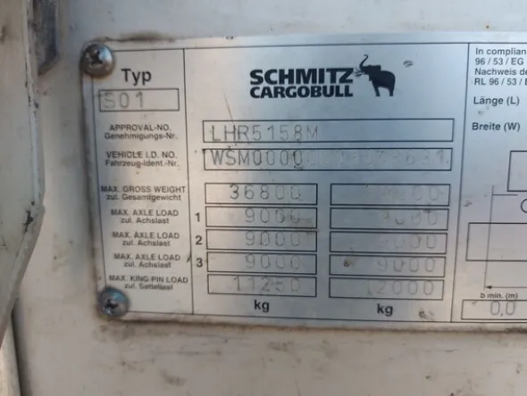 4#8301 Semirimorchio Schmitz Cargobull