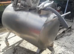 181#4068 Serbatoio carrellato inox