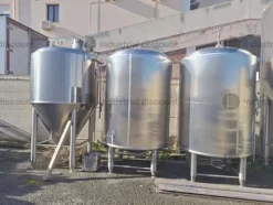 1#9860 Serbatoio in acciaio inox per lavorazione della birra