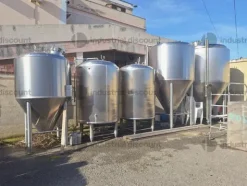 2#9860 Serbatoio in acciaio inox per lavorazione della birra