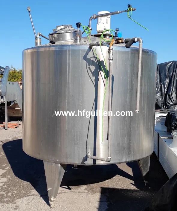 SERBATOIO INOX DOPPIA CAMERA CON AGITATORE 5.000 LITRI
