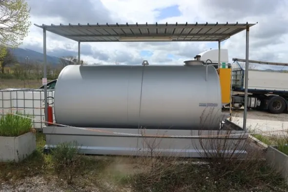 15#7092 Serbatoio per gasolio Demo e box in lamiera