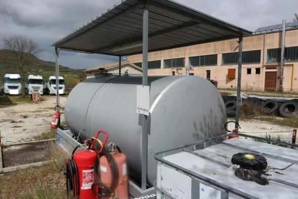 15#7092 Serbatoio per gasolio Demo e box in lamiera
