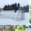 Serra POLICARBONATO 3X4 tunnel ESPANDIBILE