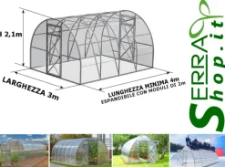 Serra POLICARBONATO 3X4 tunnel ESPANDIBILE