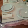 Set bicchieri acqua, vino e posate x 50 coperti.