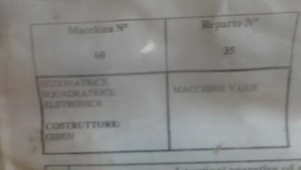 91#2759 Sezionatrice Gilben