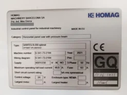 14#8616 Sezionatrice Homag