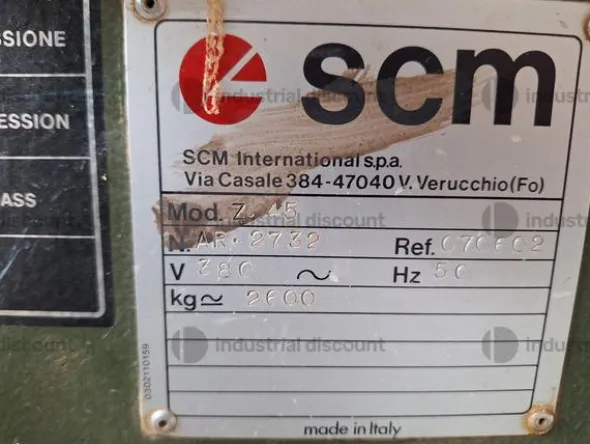 3#9200 Sezionatrice orizzontale SCM Z45
