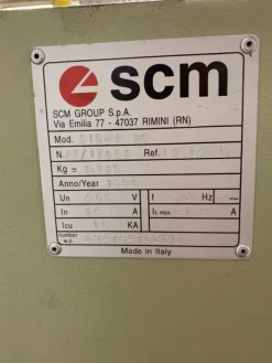 Sezionatrice orizzontale SCM SIGMA 90 a norme CE