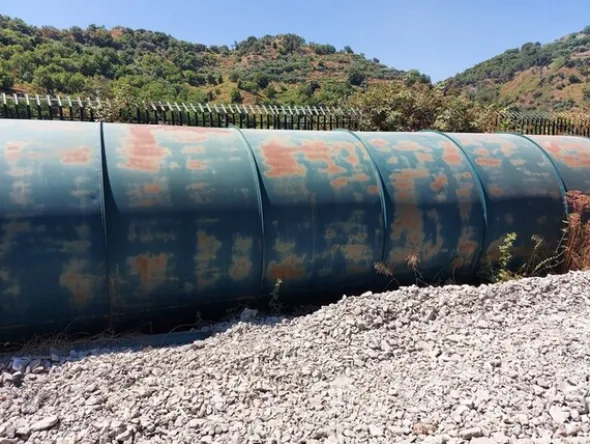 1#6134 Silos smontatoe materiale ferroso