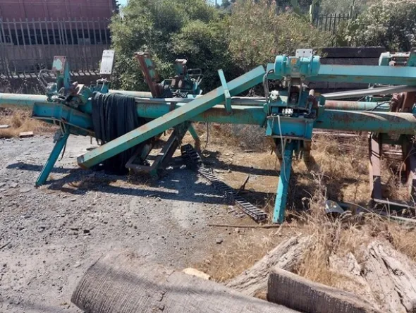 1#6134 Silos smontatoe materiale ferroso