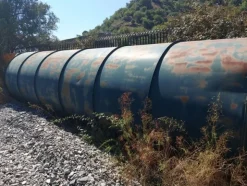 1#6134 Silos smontatoe materiale ferroso
