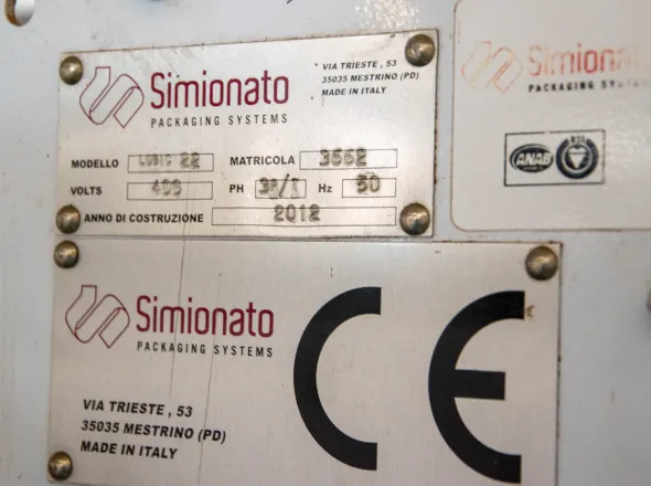 Simionato confezionatrice LOGIC 22 (tre unità)
