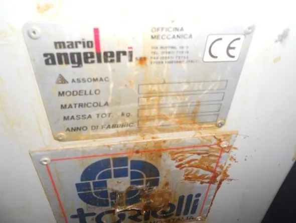 13#4962 Smerigliatrice Alfameccanica ed incollatrice