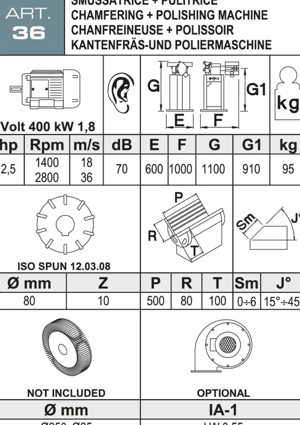 Smussatrice Aceti ART.36 Nuova