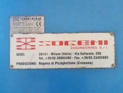 1#4904 SOGEMI ENGINEERING Impianto di recupero da 3 Ton/h max