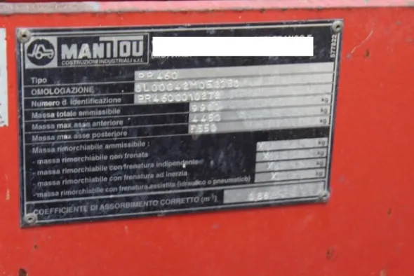1#7133 Sollevatore telescopico Manitou