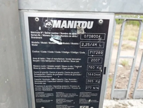 12#5611 Sollevatore telescopisco Manitou