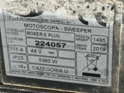 1#9930 Spazzatrice RCM Boxer plus