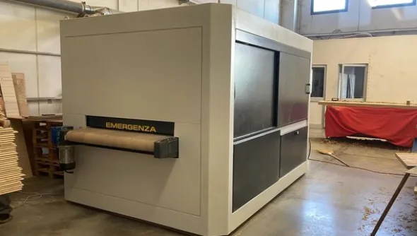 1#8609 Spazzolatrice rusticatrice modello Modul System 122.4