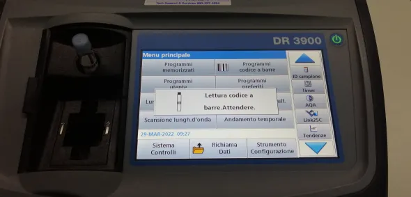 Spettrofotometro analisi acque Hach DR3900