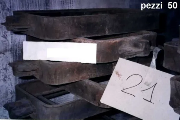 3#5106 Staffe per fonderia a terra