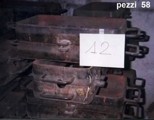 3#5106 Staffe per fonderia a terra