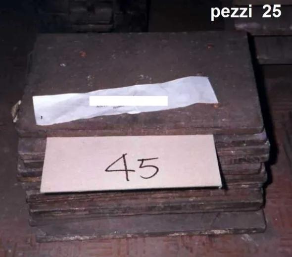 3#5106 Staffe per fonderia a terra