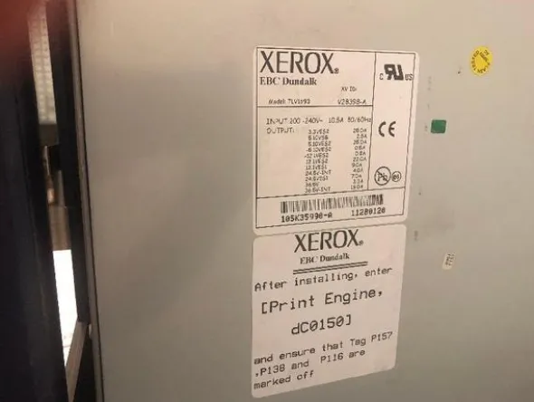 1#4272 Stampante digitale Xerox Inversa 144EA