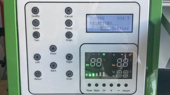 STAMPANTE DTF +FLUO H30 2TESTE +FORNO _ IN GARANZIA