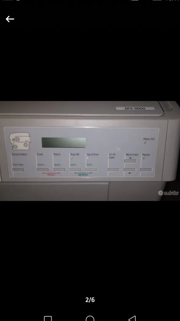 Stampante NUOVA Epson DFX-9000 professionale