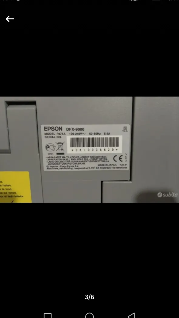Stampante NUOVA Epson DFX-9000 professionale