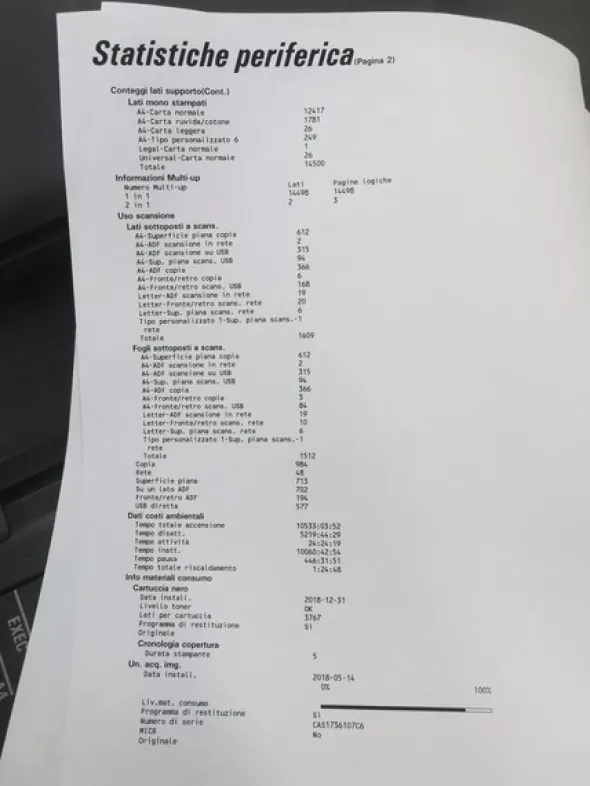 1#5159 Stampanti Lexmark XM5163