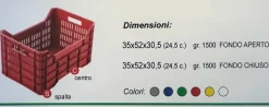 STAMPO CASSA AGRICOLA 35X52 H24.5+6 DOPPIA VERSIONE