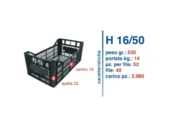 STAMPO CASSETTA PLATEAU 300X500 H16+6TUBETTI