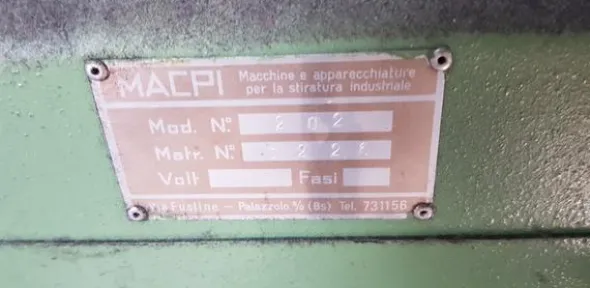 1#4206 Stiratrici e presse da stiro Macpi