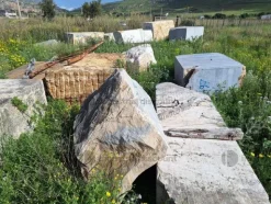 5#9978 Stock di blocchi di marmo