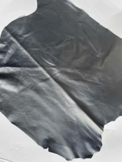 Stock pellame ovino colore Nero per export