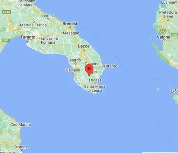 #20878 Striscia di terreno seminativo con uliveto