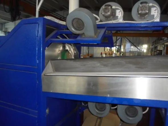 STROPICCIATRICE TESSUTI - CRUSHING MACHINE