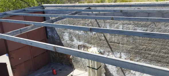 Struttura in zincato a caldi