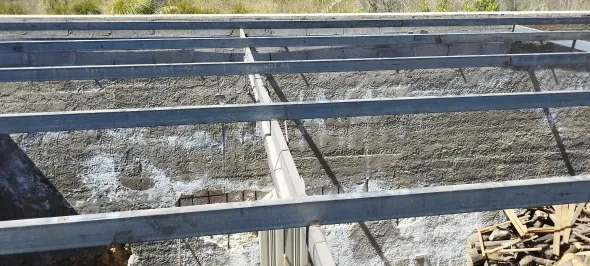 Struttura in zincato a caldi