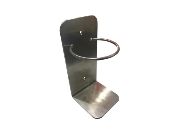 Supporto a Muro per Dispenser Igienizzante in Acciaio Inox