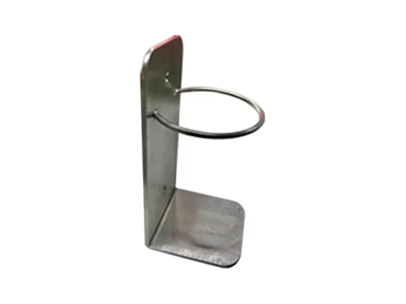 Supporto a Muro per Dispenser Igienizzante in Acciaio Inox