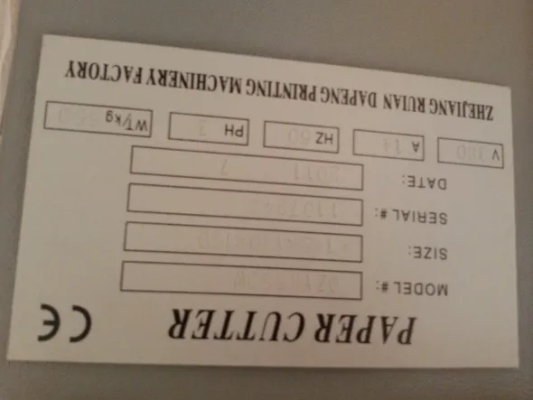 tagliacarte idraulico