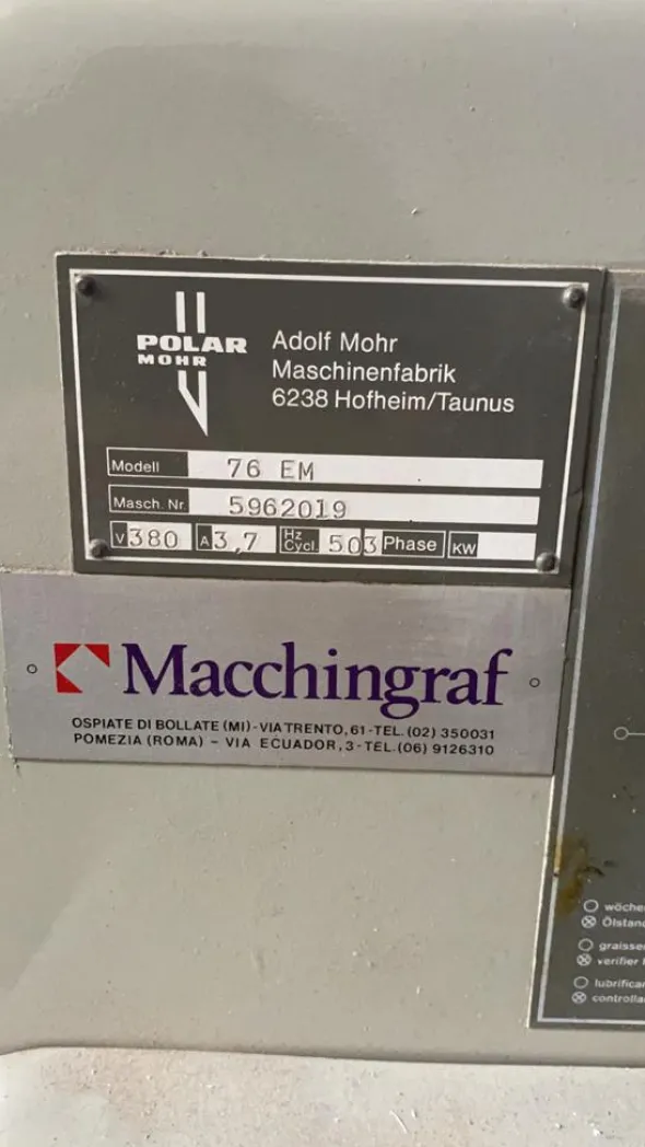 Tagliacarte Polar 76