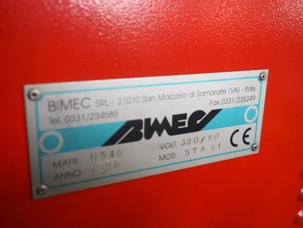38#8478 Taglierina e svolgitore BIMEC
